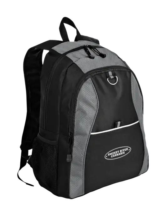 Honeycomb Grey/Black Backpack w/Smokey River