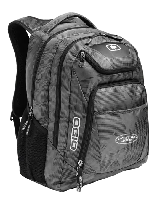 OGIO Race Day Silver Excelsior Laptop Backpack w/Smokey River