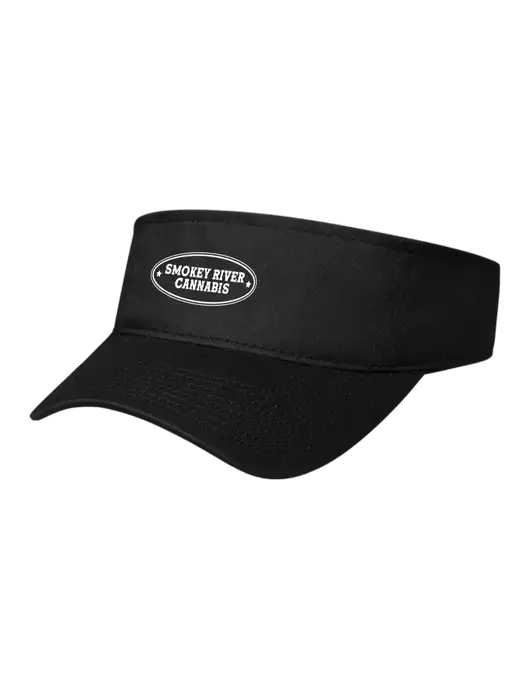 Black Cap Visor w/Smokey River
