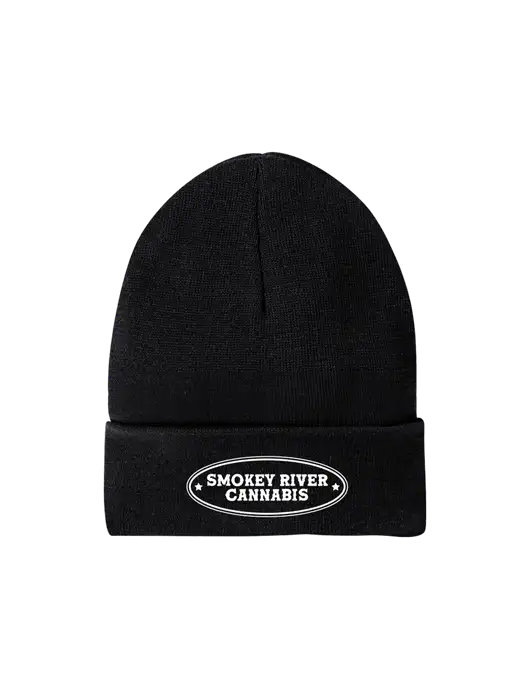 Recycled Black Beanie w/Smokey River