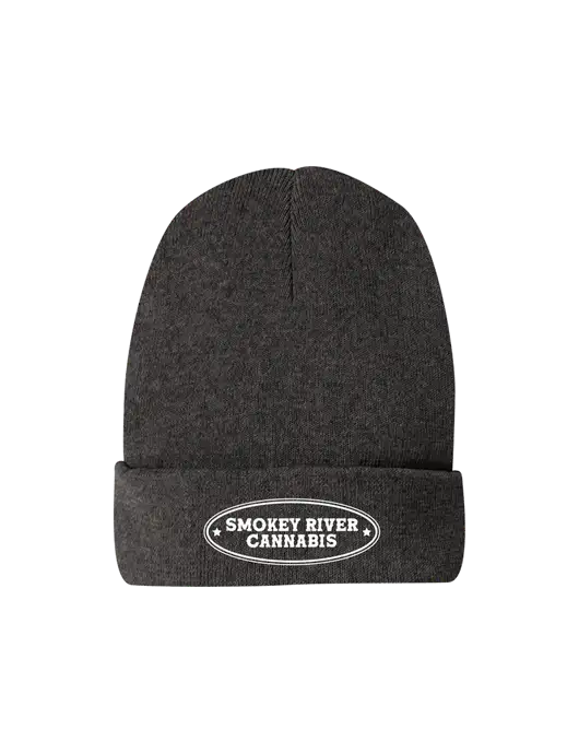 Recycled Charcoal Heather Beanie w/Smokey River