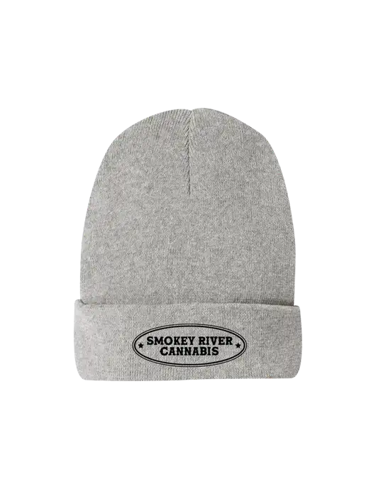 Recycled Light Heather Grey Beanie w/Smokey River