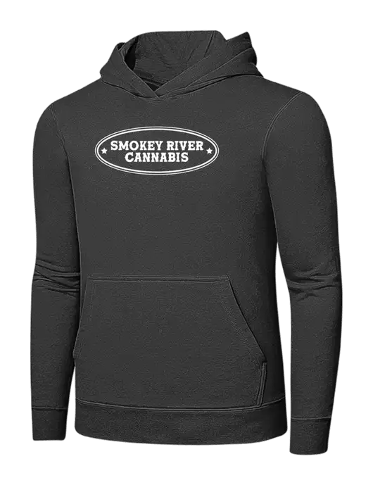 Charcoal 7.8 oz Ring Spun Hooded Sweatshirt w/Smokey River