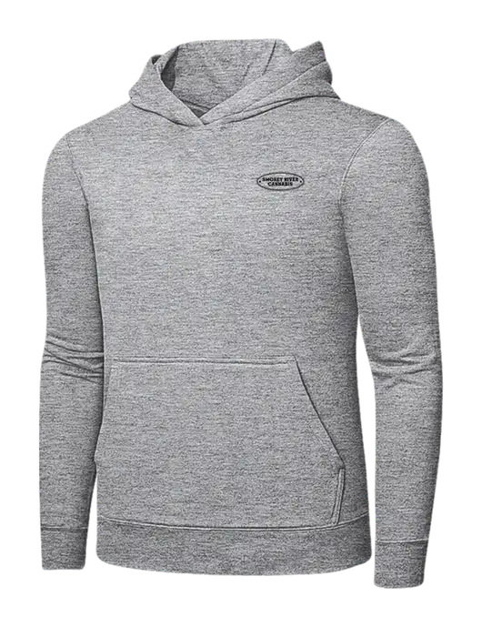 Light Grey Heather 7.8 oz Ring Spun Hooded Sweatshirt w/Smokey River