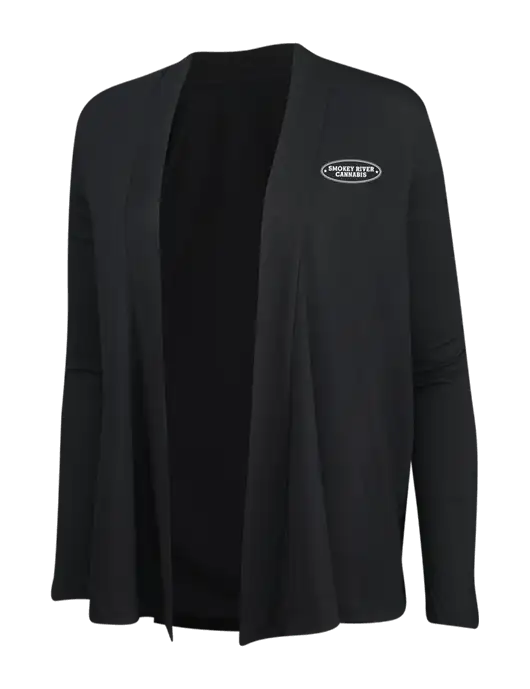 Black Womens Concept Cardigan w/Smokey River