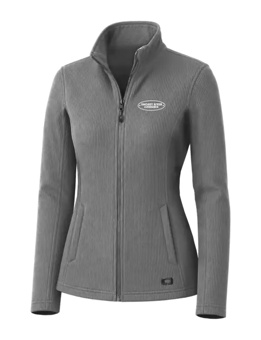 OGIO Medium Grey Womens Grit Fleece Jacket w/Smokey River