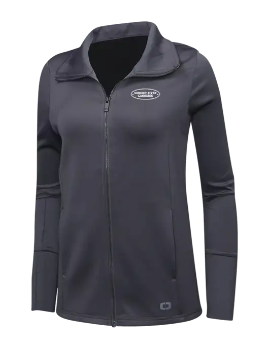 OGIO Dark Grey Womens Endurance Modern Performance Full-Zip w/Smokey River