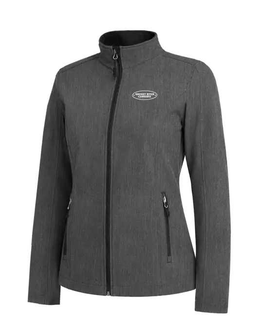 Medium Grey Heather Womens Core Soft Shell Jacket w/Smokey River